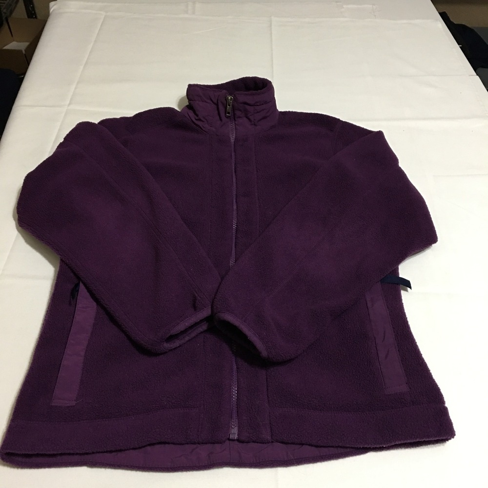 Patagonia Synchilla Fleece Jacket Women Medium Purple Full Zip